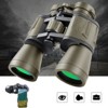 UBSSO 10X50 Binoculars for Adults High Powered With Phone Adapter Ideal For Bird Watching, Travel ,Hunting, Green - 2 of 4