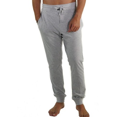 Members Only Men's Cotton Knit Jersey Jogger with Two Side Pockets, Loungewear Sleep Pajama Pant for Men