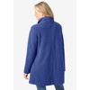 Woman Within Plus Size Fleece Swing Funnel-Neck Coat - 3 of 4