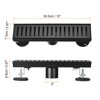Unique Bargains Stainless Steel Brushed Rust-proof Wear-resistant Shower Drain Sink Set - 2 of 4