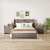 Boersma Queen Size Fluted Headboard Wall Mount Wood Headboard, Rustic & Modern Farmhouse,Boho,Fluted Panel,Wingback Design - 2 of 4