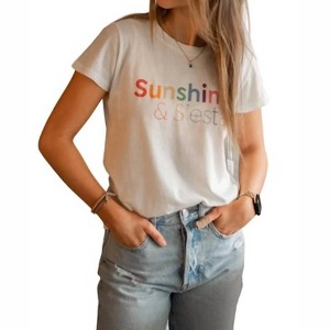 Women's Sunshine & Siesta Rainbow Tee - Boat House - 1 of 4