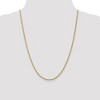 Black Bow Jewelry 2.2mm 14k Yellow Gold Parisian Wheat Chain Necklace - 2 of 4