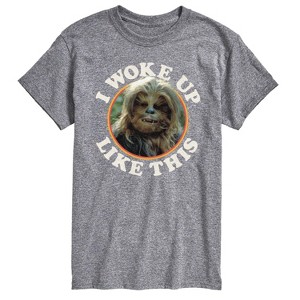 Men's - Star Wars - I Woke Up Like This Chewie Short Sleeve Graphic T-Shirt - 1 of 4