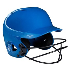 Mizuno Mvp Series Solid Batting Helmet With Fastpitch Softball Mask - 1 of 2