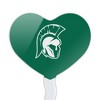 Illinois Wesleyan University Primary Logo Heart Love Cupcake Picks Toppers Decoration Set of 6 - 2 of 4