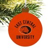 East Central University Tigers Logo Wood Christmas Tree Holiday Ornament - 4 of 4