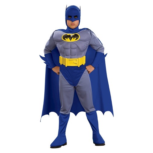 Halloween Batman The Brave and the Bold Kids' Deluxe Costume - Small (4-6), Men's, Size: Small(4-6)