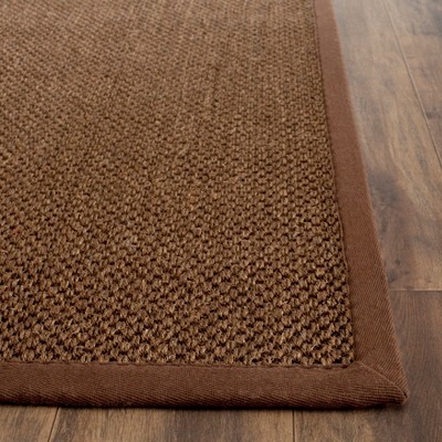 Brown Sisal Non-slip 2' x 4' Area Rug