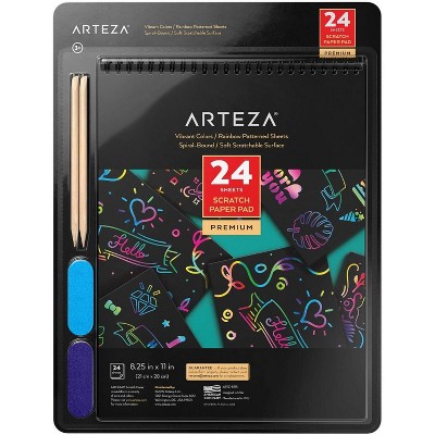 Arteza Scratch Art Paper Pad Kit (ARTZ-8715)