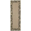 Floral Bordered Rugs for Living Room Bedroom Soft Washable Low Pile Non-Slip Modern Rug - 3 of 4