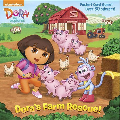 Dora S Farm Rescue Dora The Explorer Random House Mixed Media Product Target