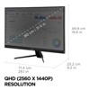 Refurbished: ViewSonic VX3267U-2K 32 Inch 1440p IPS Monitor with 65W USB C  - Manufacturer Refurbished - 4 of 4