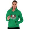 Betty Boop Christmas Xmas Nice List Hoodie Sweatshirt Women Brisco Brands - 2 of 4