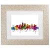 Trademark Fine Art Michael Tompsett Kansas City Skyline Matted Framed Art - 2 of 4