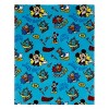 NoJo Disney Mickey Mouse Funhouse Crew Blue, Red and Yellow, Funny, and Donald Duck "Laugh It Up" Super Soft Toddler Blanket - 2 of 4