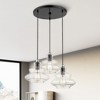 Livex Lighting Everett 3 - Light Pendant in  Shiny Black/Chrome - 4 of 4