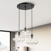 Livex Lighting Everett 3 - Light Pendant in  Shiny Black/Chrome - image 4 of 4