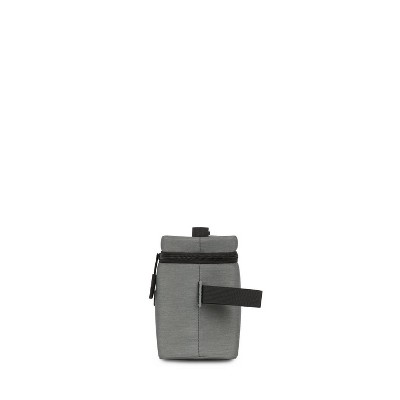 SWISSGEAR Travel Dopp Kit - Gray: Zipper Closure, Handle, Multiple Compartments