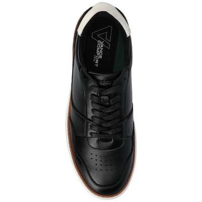 Vance Co. Vance Mens Hustle Perforated Low Top Court Sneaker, Black 10 — фото 4
