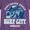 Girls' - Instant Message - Surf City Fitted Short Sleeve Graphic T-Shirt - 2 of 4