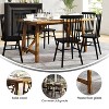 Taylor & Logan Cahill Solid Wood Farmhouse Dining Table - 2 of 4