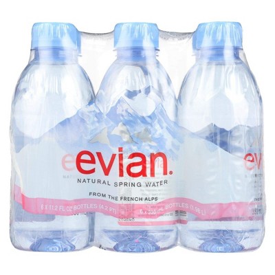 Evian Natural Spring Water - 330 Ml/11.2 Fl Oz Bottle (Pack of 24)