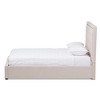 Queen Taylor Modern and Contemporary Fabric Upholstered Gas Lift Platform Bed Light Beige - Baxton Studio - 3 of 4