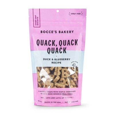 Bocce's Bakery Quack Quack Quack Dog Treats - 12oz