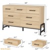Freestanding 7 Dresser for Bedroom, 52" Wide Drawer Dresser with Storage, Wooden Closet Storage Chest - 2 of 4
