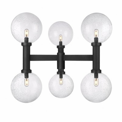 Z-Lite Laurent 6 - Light Post Light in  Black