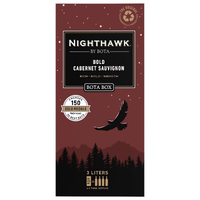 Bota Box Nighthawk Cabernet Red Wine - 3L Box