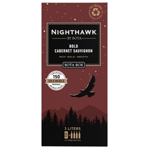 Bota Box Nighthawk Cabernet Red Wine - 3L Box - 1 of 4