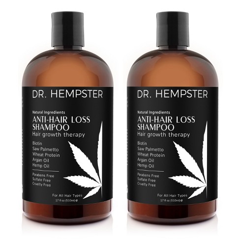 Hempster Anti Hair-loss Biotin Shampoo With Hemp Seed Oil - 2 Pack, 17oz Bottles : Target