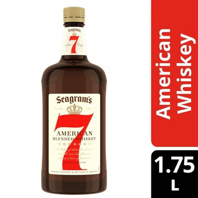 Seagram&#39;s 7 Crown American Whiskey - 1.75L Bottle