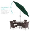 Best Choice Products 7.5ft Heavy-Duty Outdoor Market Patio Umbrella w/ Push Button Tilt, Easy Crank - 2 of 4