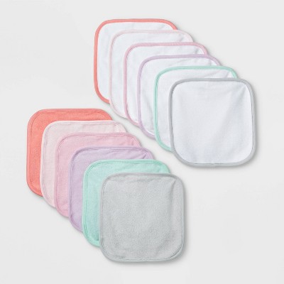 Baby Girls' 12pk Washcloth Set - Cloud 