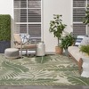 Nourison Garden Oasis Tropical Leaf Outdoor Rug - 2 of 4