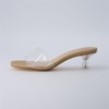 CUSHIONAIRE Women's Doral Lucite Kitten heel mule sandals +Memory Foam, Wide Widths Available - 2 of 4
