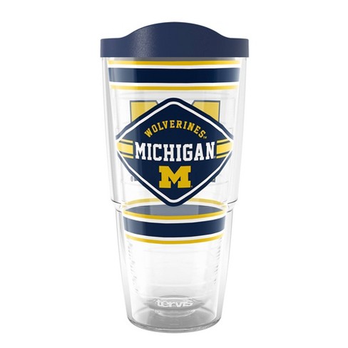 Michigan Wolverines 24oz. Classic Stainless Steel Tumbler