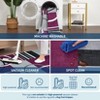 Abstract Circle Area Rugs for Living Room Soft Washable Rugs Ultra-Thin Non-Slip Modern Dining Room Carpet - 4 of 4