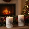 LED Pillar Candle Birch Style Wax 5" – (Set of 2) by Melrose - 3 of 3