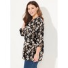 Catherines Suprema 3/4 Sleeve V-Neck Tee - 4 of 4