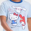 Girls' Hello Kitty Americana Boxy Short Sleeve Graphic T-Shirt - Blue - 2 of 4