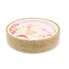 Sparkle and Bash 48 Pack Fairy Tea Party Paper Plates for Girls Floral Birthday Supplies, Weddings, Baby Showers, Garden Party (7 In) - 4 of 4