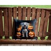 Tramull Halloween Throw Pillow, 14x14 Inch Machine Washable Indoor Outdoor Decorative Pet Theme Pillow - 4 of 4