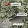 Acekool Floral Washable Rug - Non-Slip Low-Pile Area Rug for Living Room & Kitchen - 2 of 4