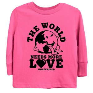 The Juniper Shop SmileyWorld The World Needs More Love Youth Long Sleeve Tee - 1 of 4