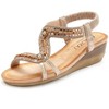 Women's Beaded Wedge Sandals - LASCANA - 2 of 4