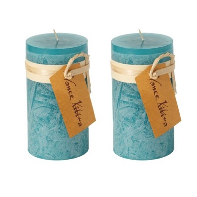 6" Vance Kitira Timber Candle Set of 2